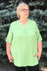 Легка жіноча сорочка літня великих розмірів, 56-58