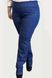 Жіночі джинси великого розміру без застібок сині, 52-54
