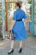 Стильне плаття-піджак батал синього кольору, 56