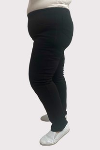 Черные женские брюки больших размеров осенне-весенние, 56-58