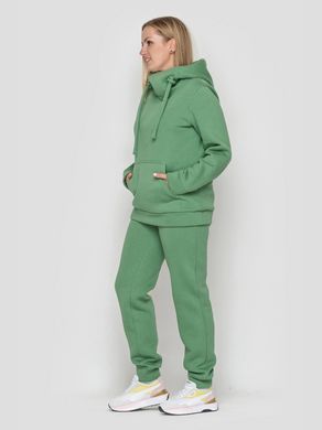 Зручний спортивний теплий костюм батал зелений, 50