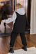 Флісовий костюм батал жіночий сірий з чорним, 60