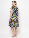 Штапельна сукня на літо батальна з квітами, 52