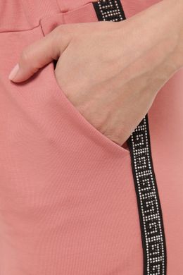 Летний костюм для полных спортивный розовый, 52