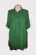 Рубашка на лето женская супер батал зеленая, 52-54